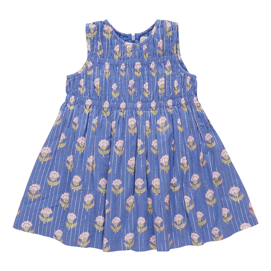 Periwinkle Floral Waverly Dress