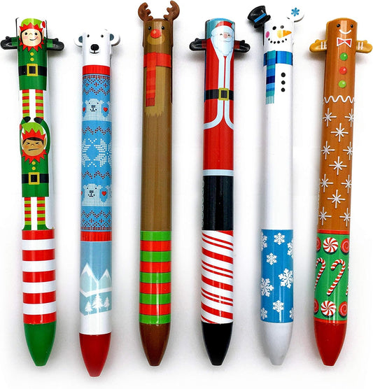 Twice As Nice Holiday 2 Color Click Pens