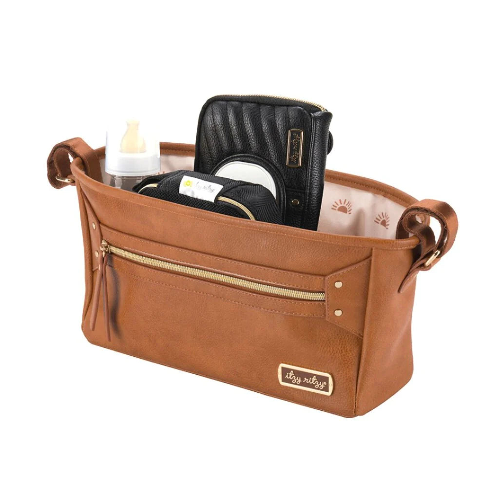 Cognac Stroller Caddy