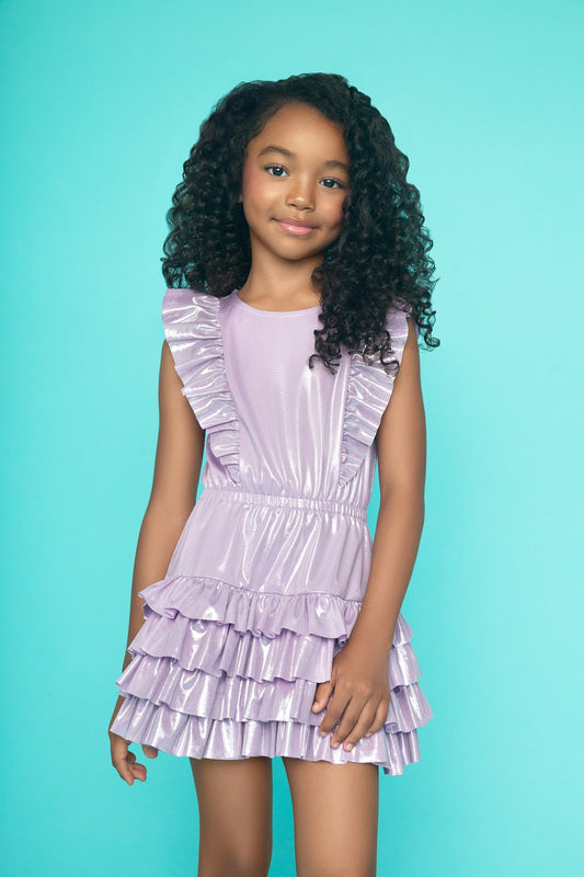 Metallic Dress Purple