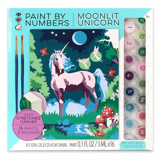 Paint By Numbers: Moonlit Unicorn