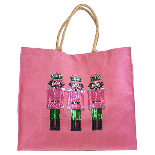 Nutcracker Sequin Carryall Tote