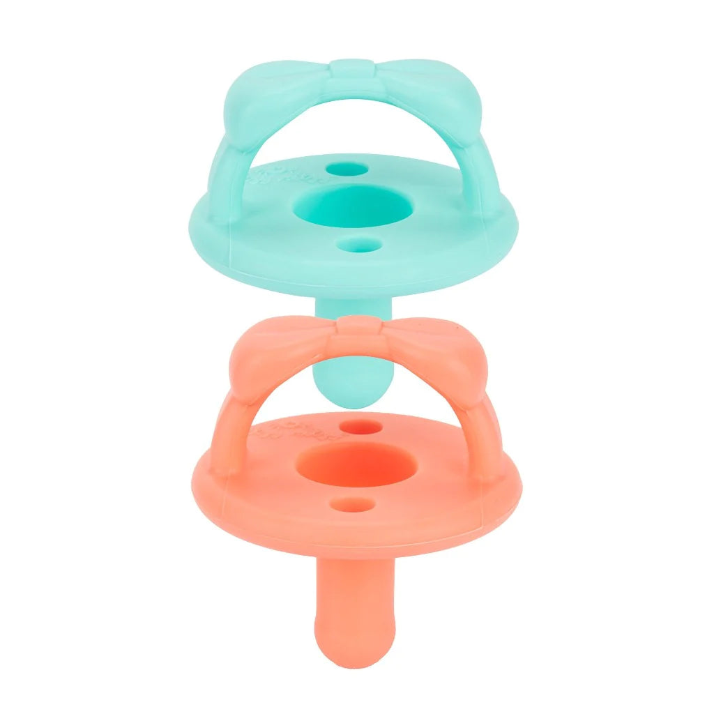 Aqua&Peach Sweetie Pacifier Set