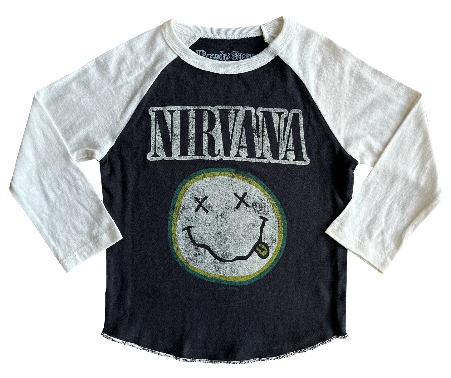 Nirvana Smiley L/S Raglan Tee