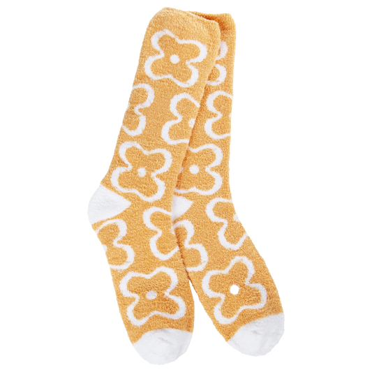Flower Amber Cozy Cali Crew Sock