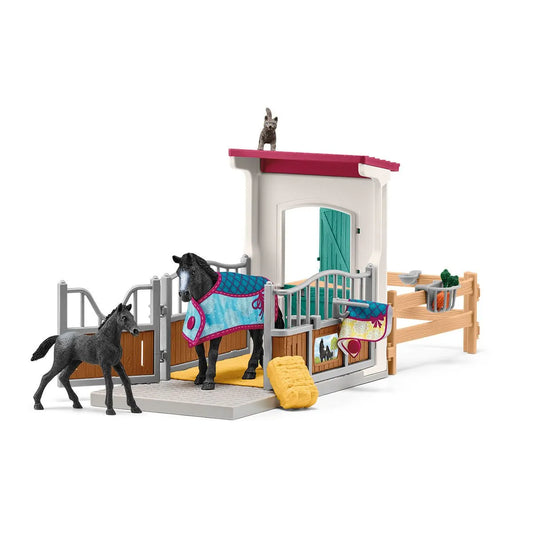 Horse Box with Mare & Foal Set