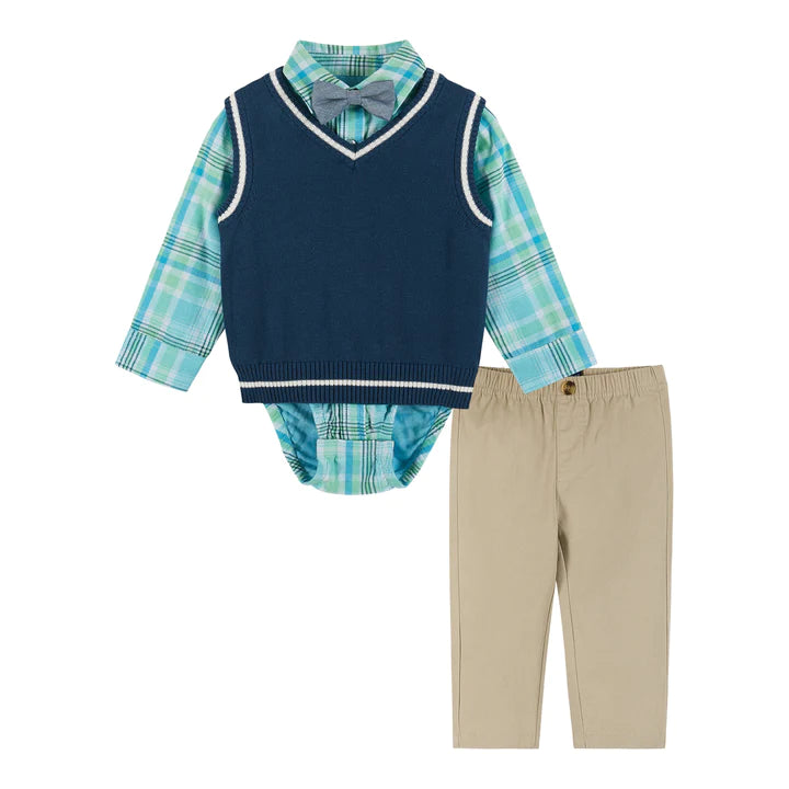 Green Plaid Set