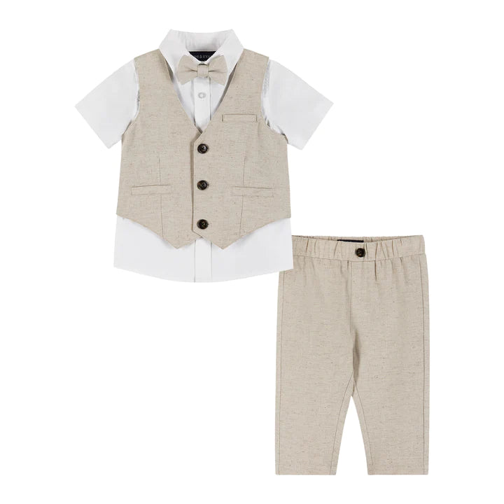 Beige Three Piece Set