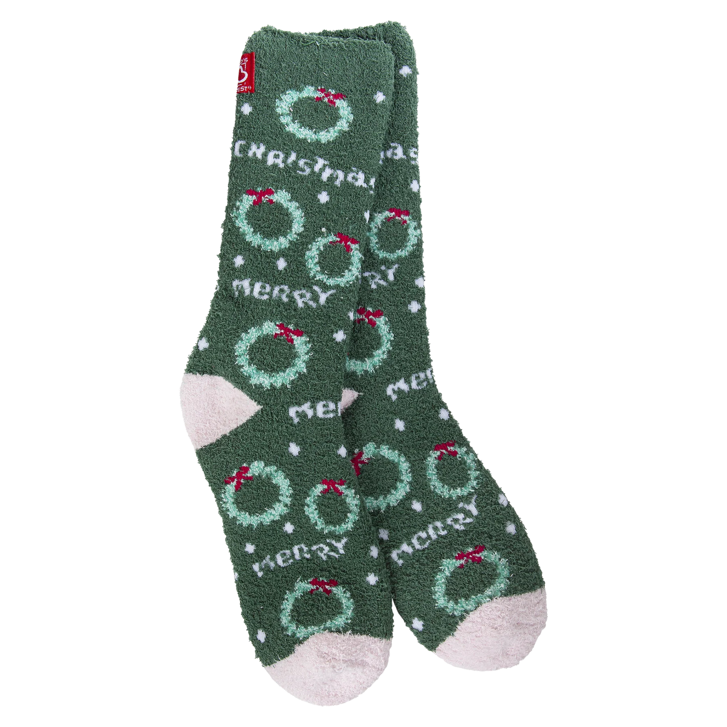 Merry Christmas Crew Socks
