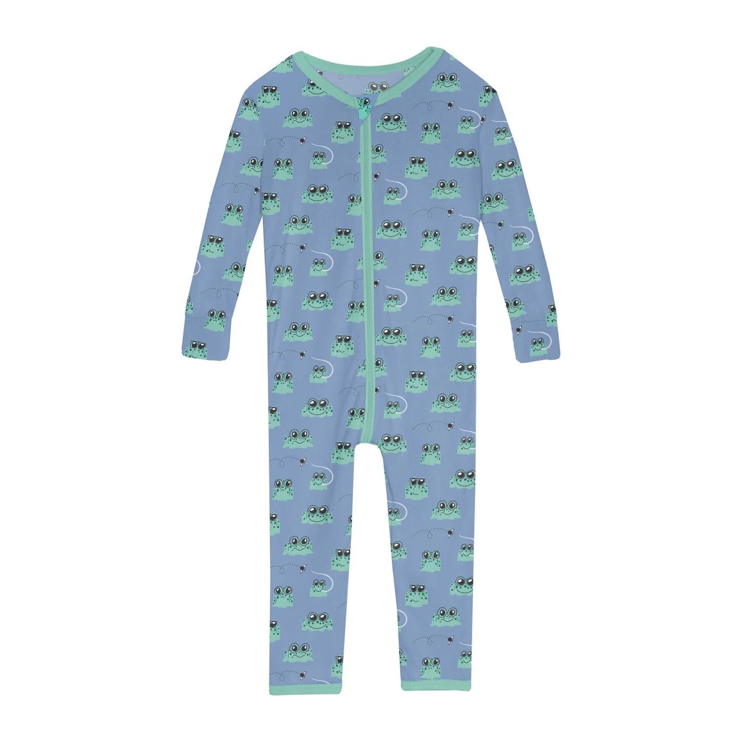 Dream Blue Bespeckled Frogs Convertible Sleeper