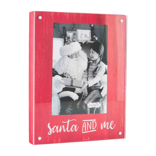 Santa & Me Wood Picture Frame