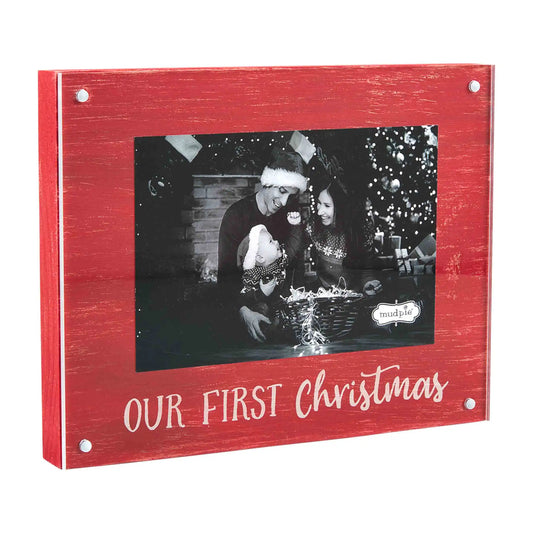 Our 1st Christmas Wood Picture Frame