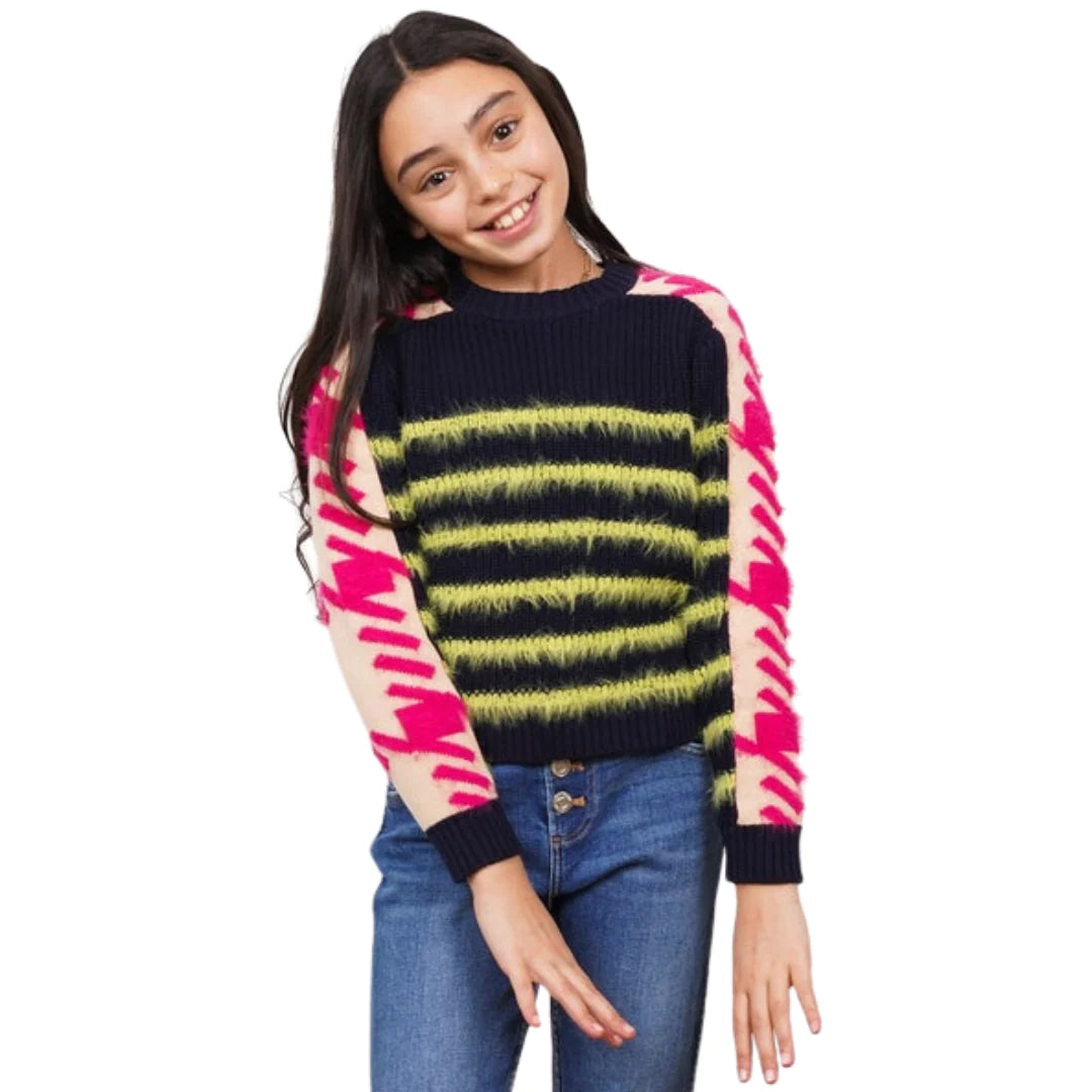 Rosie Mixed Jacquard Sweater