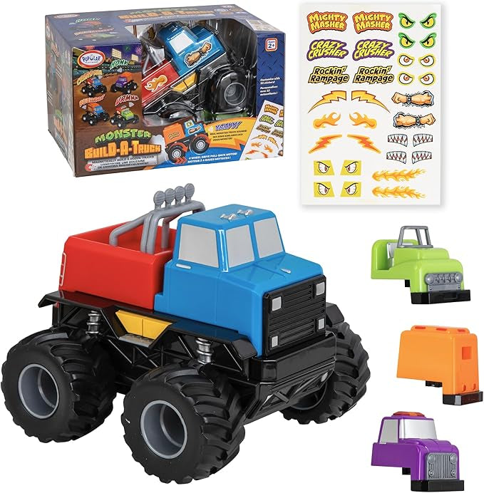 Magnetic Monster Build-A-Truck