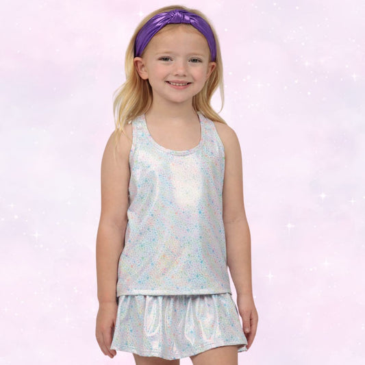 Galaxy Stars Shimmer Printed Tank