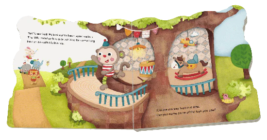 "Little Monkey Yuki Loves to Play" Board Book