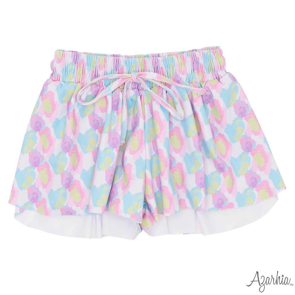 Cotton Candy Leopard Butterfly Shorts