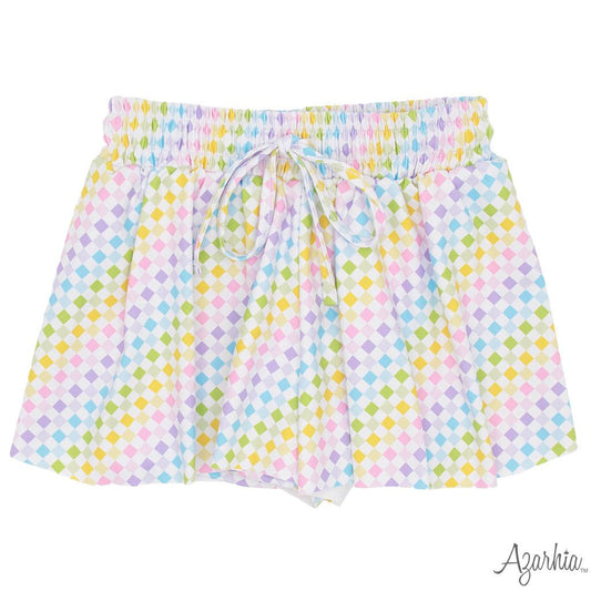 Check Rainbow Butterfly Shorts