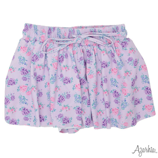 Grand Lavender Roses Butterfly Shorts