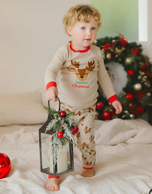 Merry Christmas Reindeer PJ Set