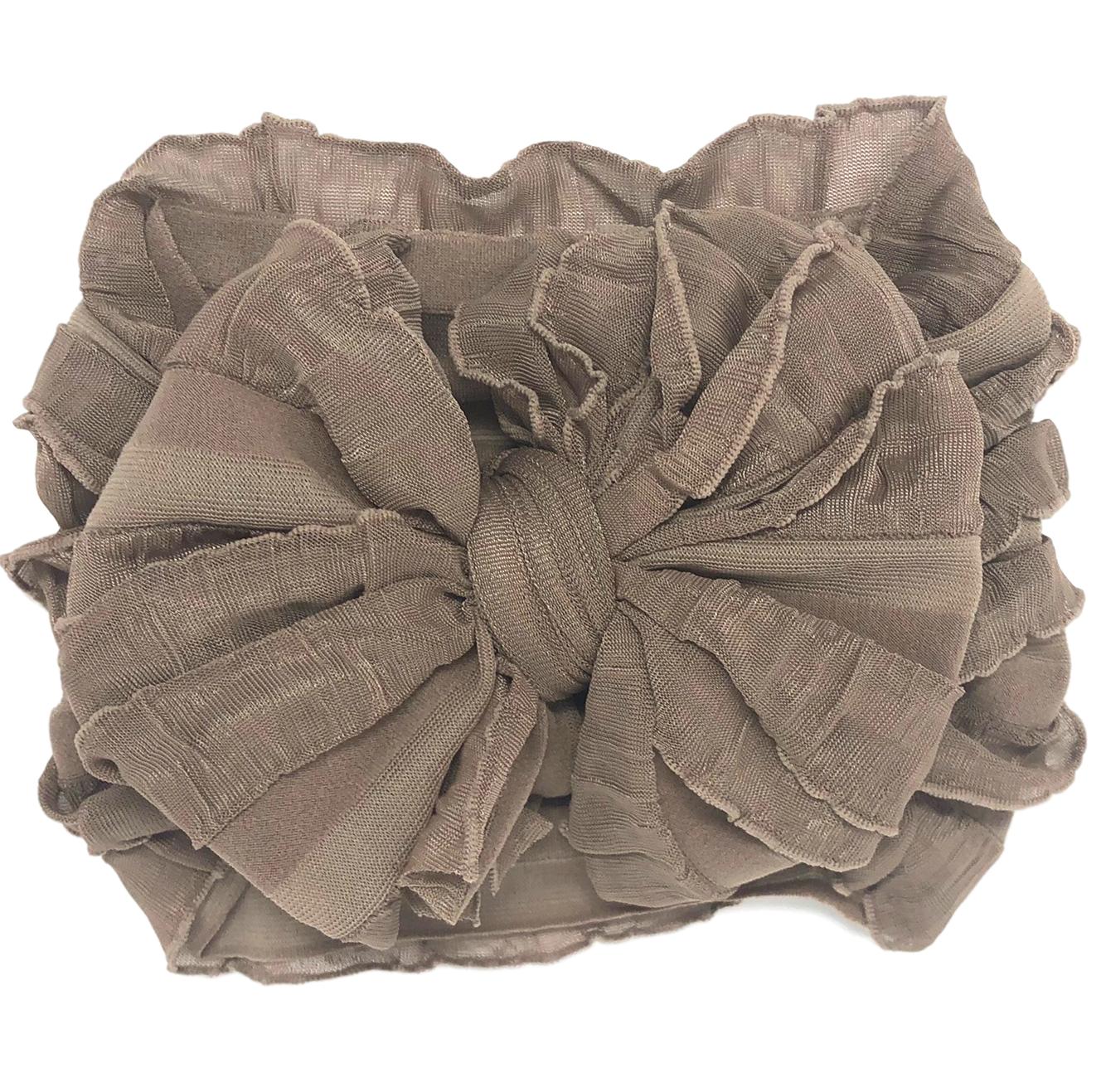 Mocha Messy Bow