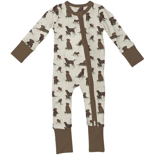 Labrador Dogs Convertible Zip