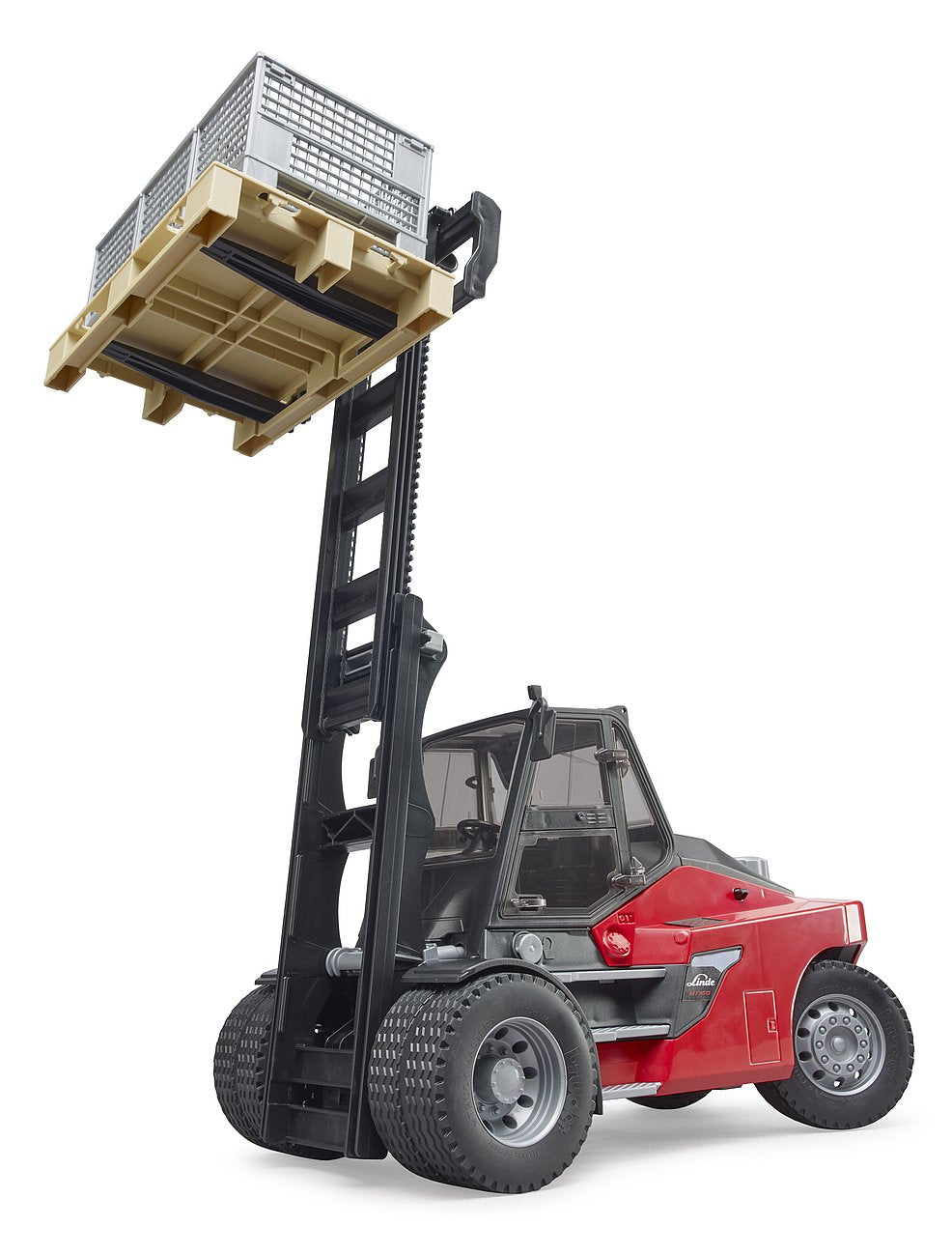 Linde HTI60 Forklift With Pallet & 3 Cargo Cages