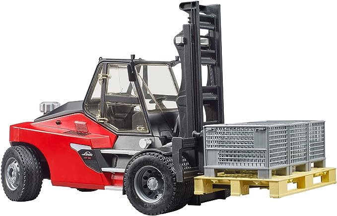 Linde HTI60 Forklift With Pallet & 3 Cargo Cages