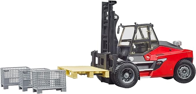 Linde HTI60 Forklift With Pallet & 3 Cargo Cages