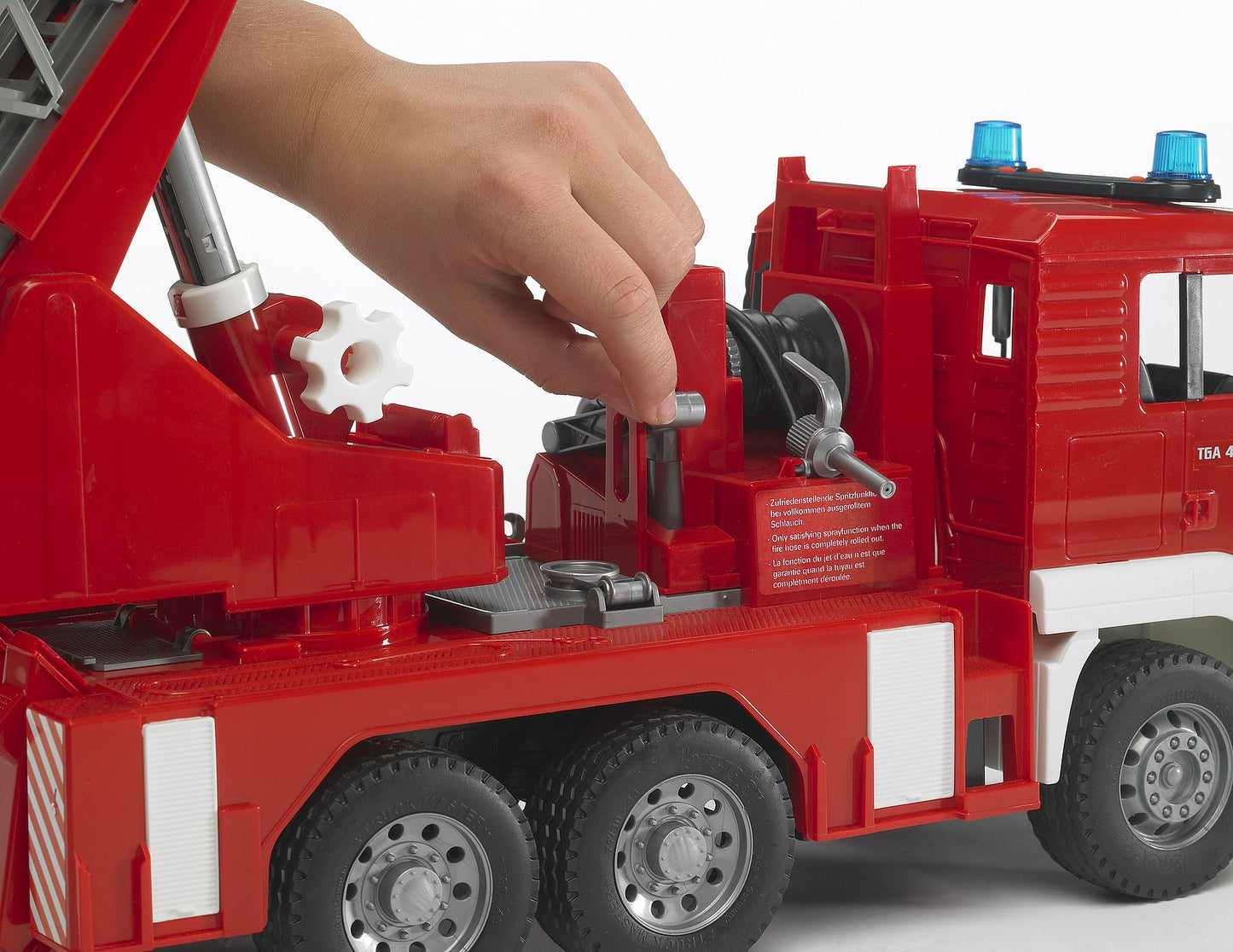 MAN TGA Fire Engine With Selwing Ladder