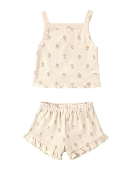 Evie Tank & Shortie Set Buttercup
