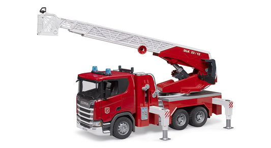 Scania Super 560R Fire Engine W Ladder, Waterpump & Light/Sound