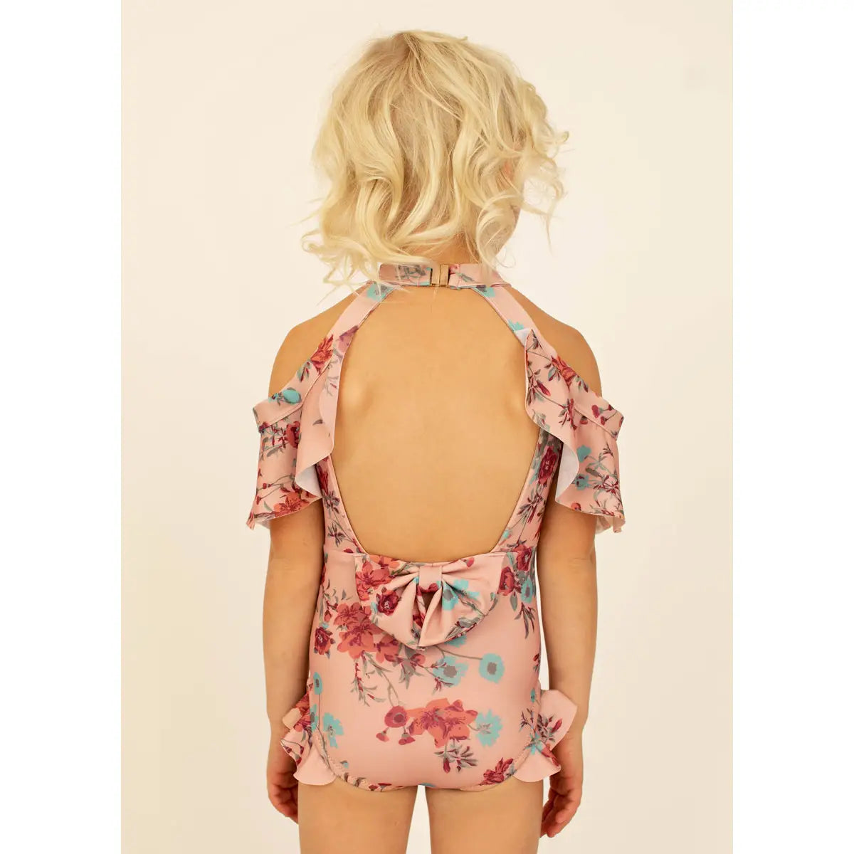 Abriella Swimsuit in Misty Rose Print