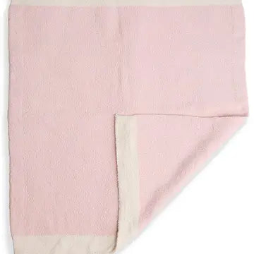 Pink Color Block Luxury Soft Throw Blanket