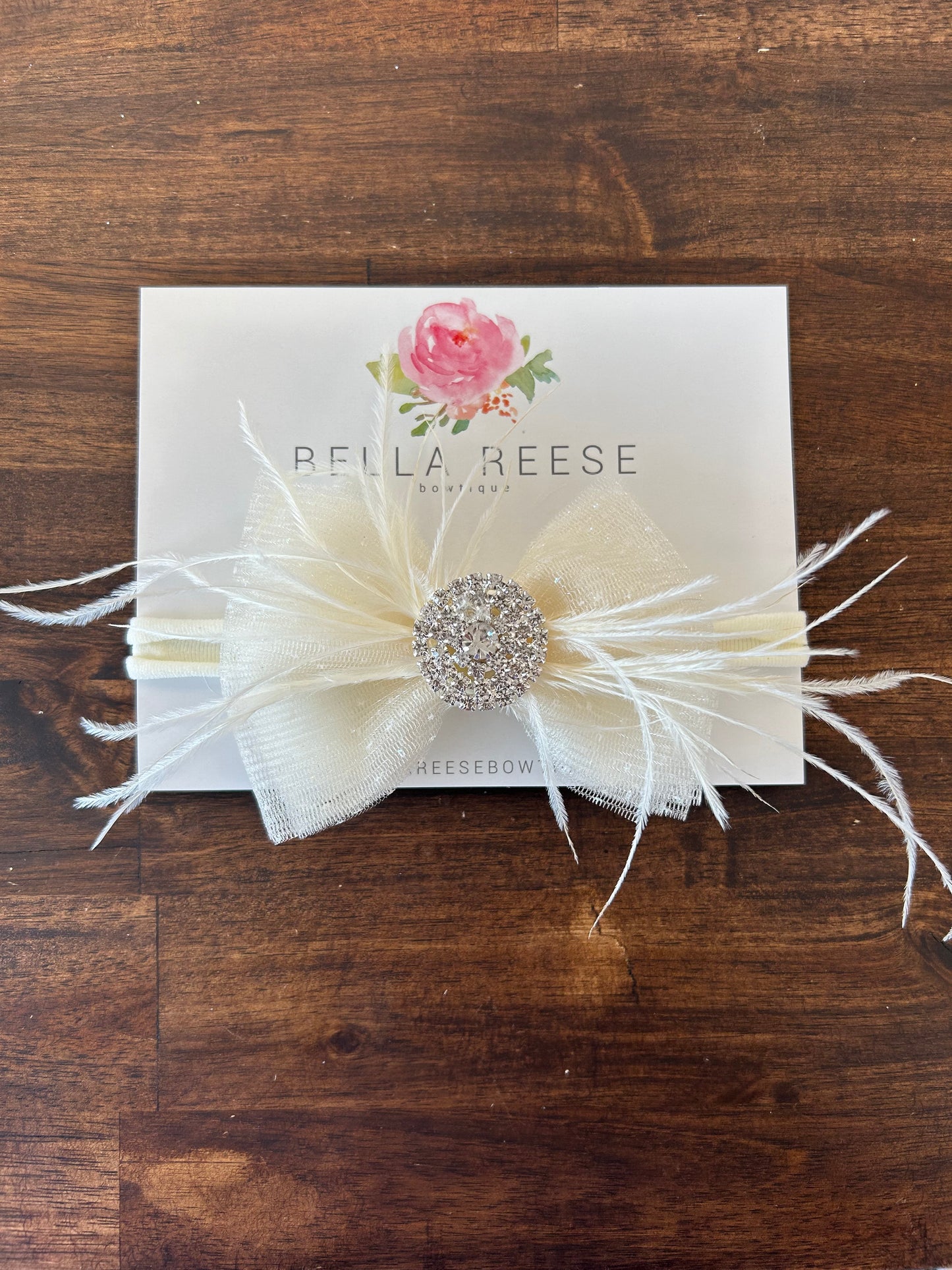 4” Ivory Glitter Nylon