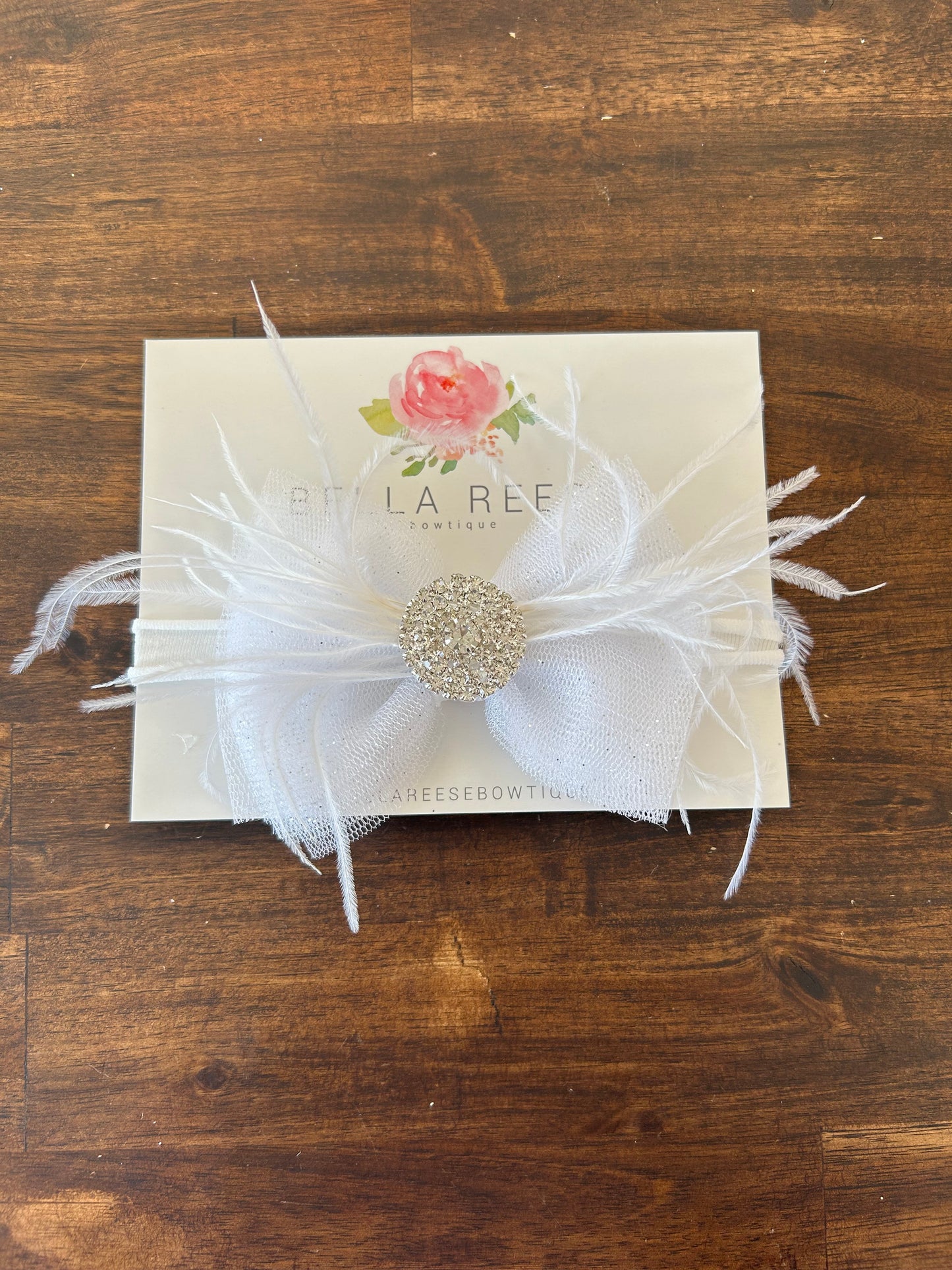 4” Silver & White Nylon