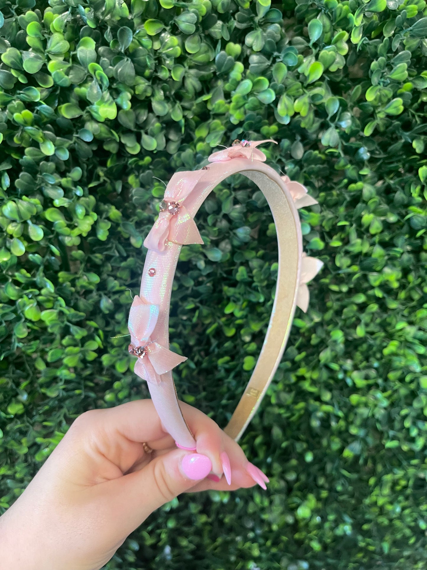Crystallized Bow Halo Headband