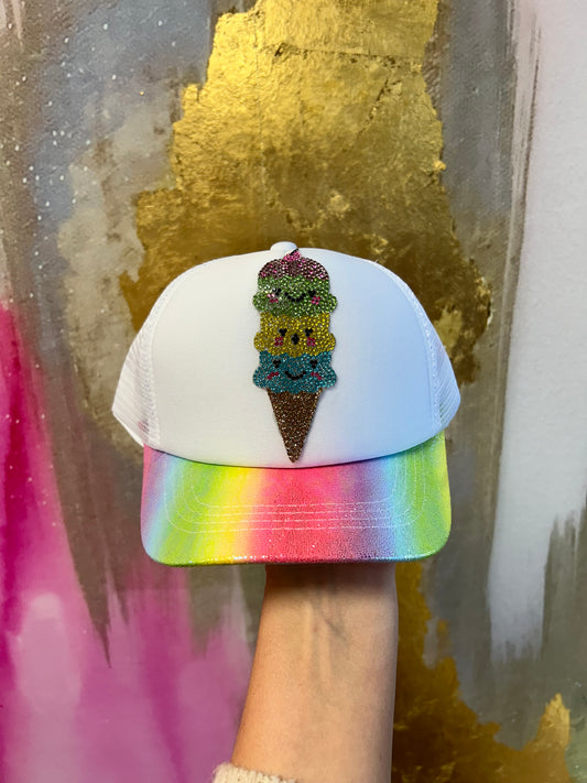 Crystalized Emoji Trucker Hat