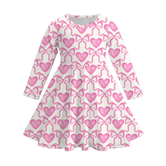 Pink Bow & Heart Dress