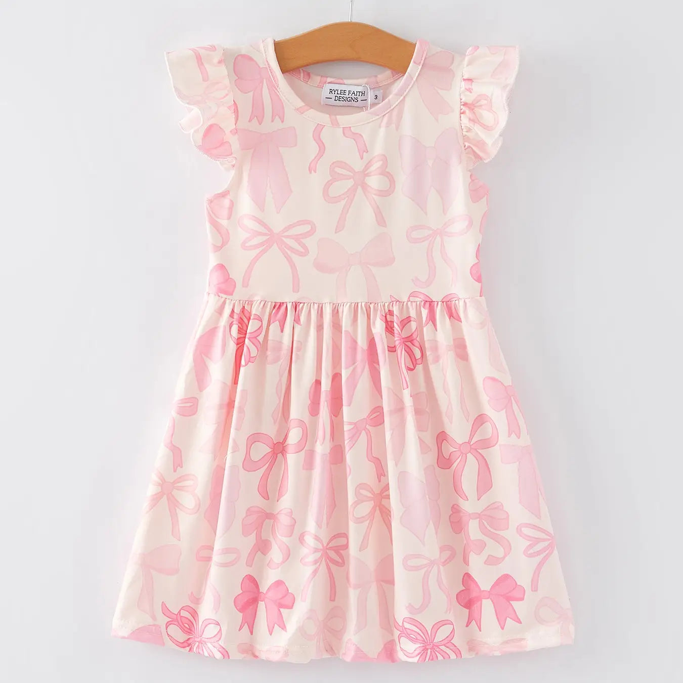 Pink Bow Twirl Dress