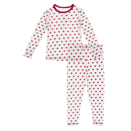 Natural Hearts L/S Pajama Set
