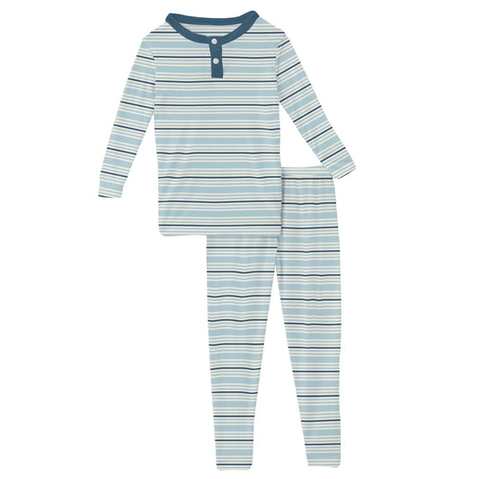 Jetsam Stripe LS Henley Pajama