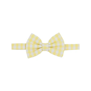 Yellow Gingham Baylor Bowtie