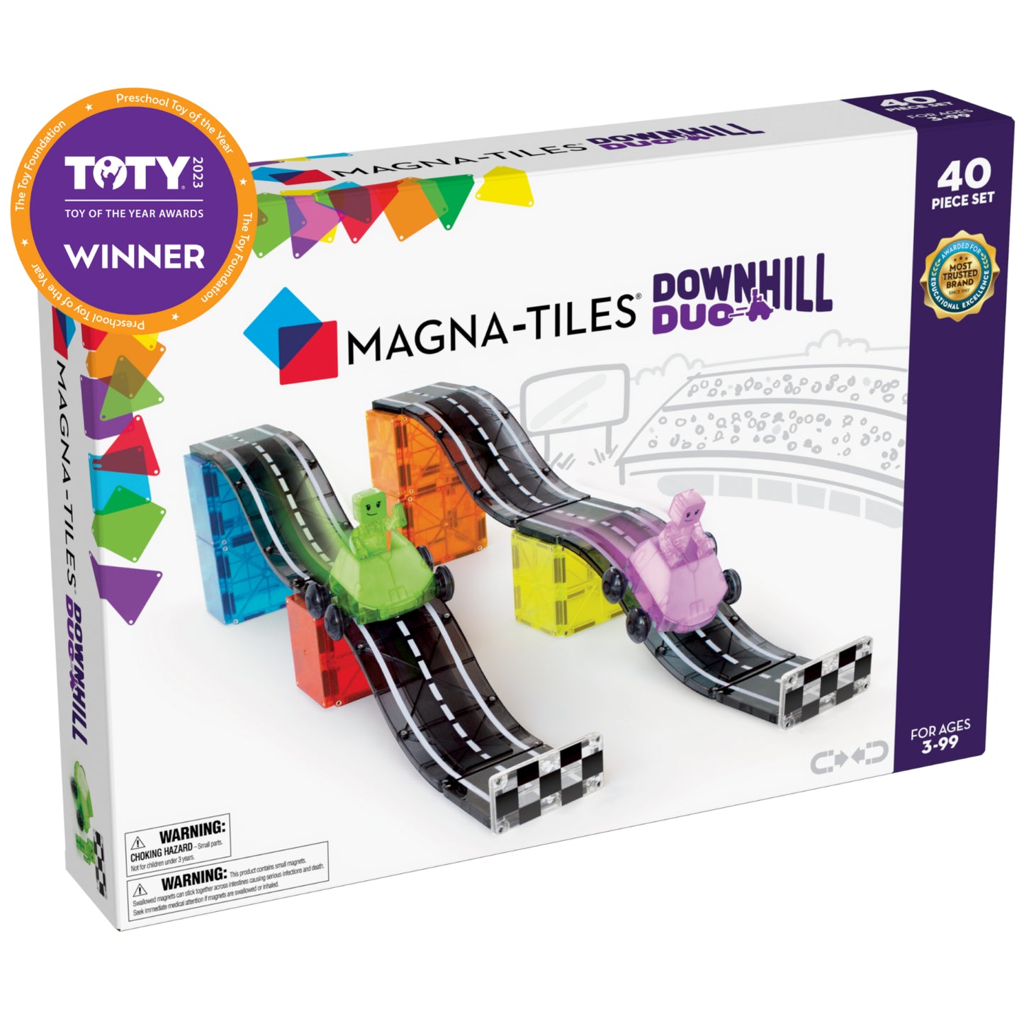 Magna-Tiles Downhill Duo 40 Piece Set
