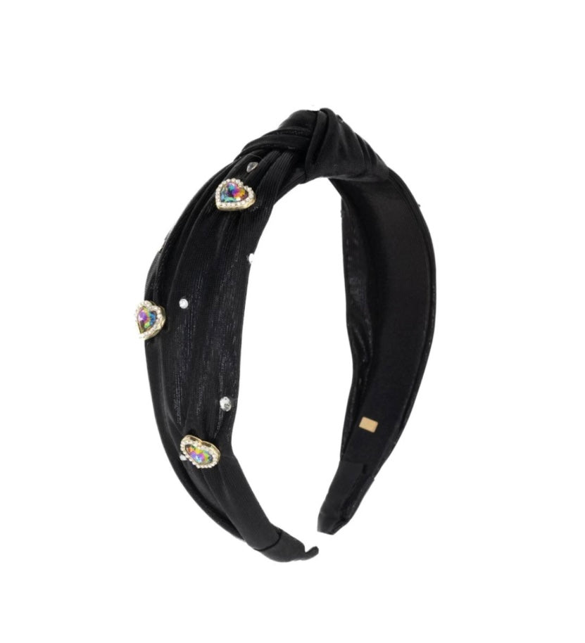 3D Heart Jewel Headband