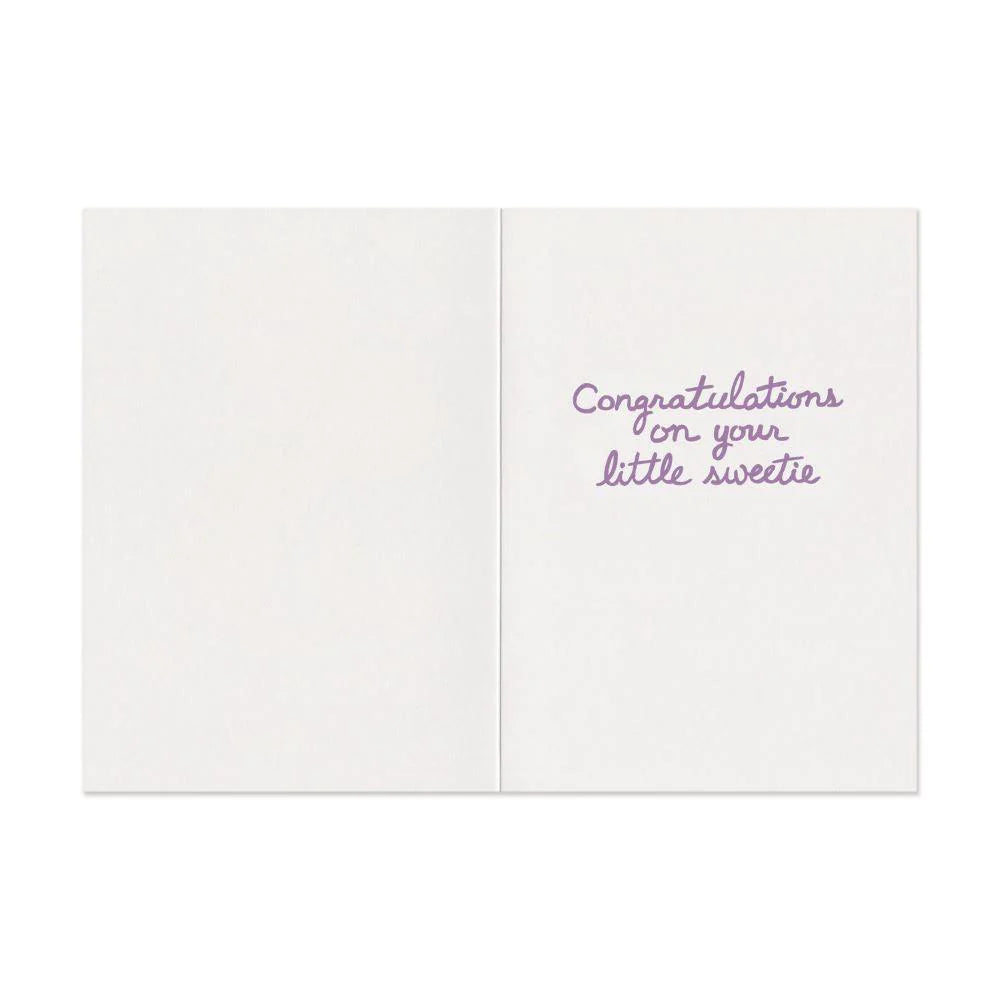 Hello, Baby! Swan Card