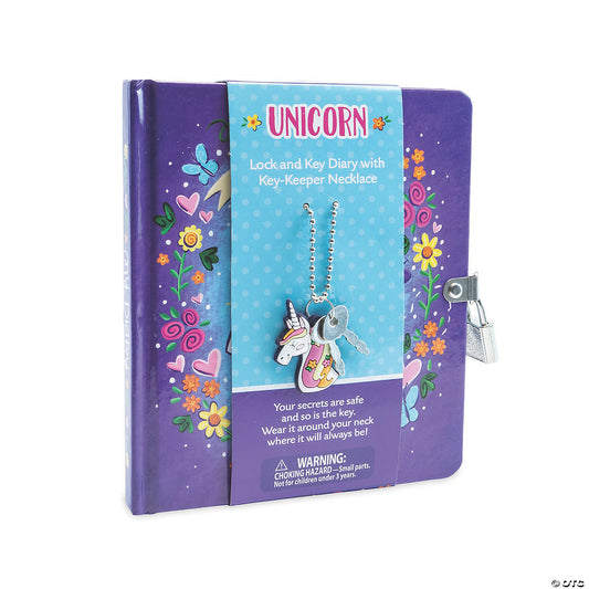 Unicorn Diary W Charm Necklace