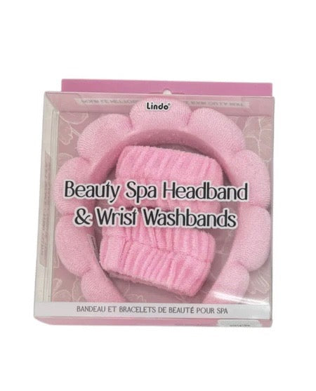 Spa Headband W/ Wristbands