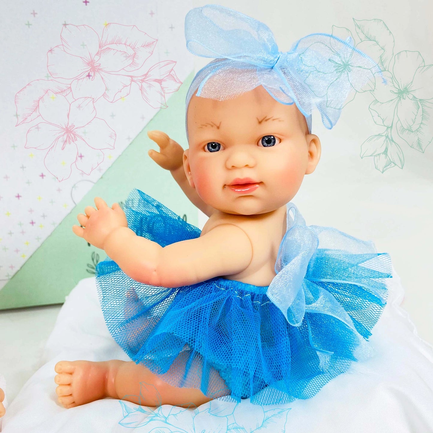 Blue Tutu Candy Doll
