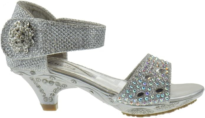 Silver Sparkle Heel